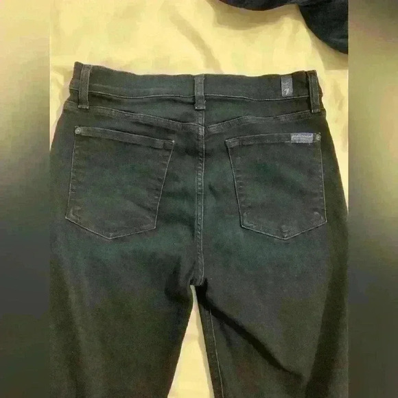 7 for all mankind skinny high rise  jeans - Picture 6 of 8
